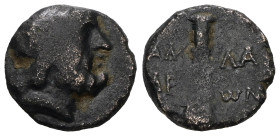 Pisidia, Amblada. 1st century B.C. 
Weight 2,09 gr - Diameter 12 mm.