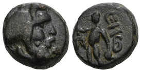 LYCAONIA. Eikonion. Ae (1st century BC). 
Weight 4,12 gr - Diameter 11 mm.