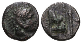 KINGS of MACEDON. Alexander III ‘the Great’. 336-323 BC. Æ 1/4 Unit. 
Weight 1,33 gr - Diameter 9 mm.