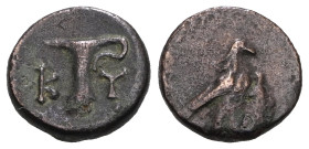 Aiolis. Kyme circa 200-100 BC. 
Weight 0,95 gr - Diameter 9 mm.
