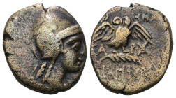 MYSIA. Pergamon. Mid-late 2nd century BC. AE. 
Weight 3,07 gr - Diameter 15 mm.
