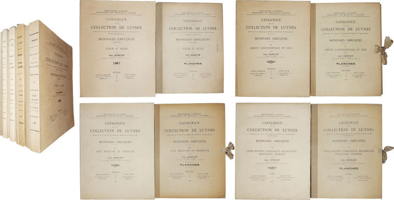 Babelon (Jean) - Catalogue de la collection de Luynes - 4 tomes et planches - 19...
