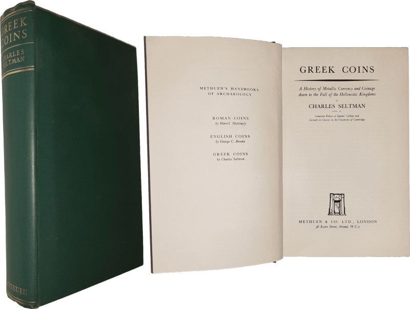 Seltman (Charles) - Greek coins - A history of Metallic Currency and Coinage dow...