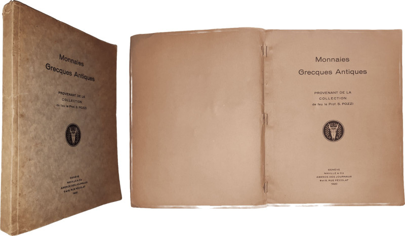 Monnaies grecques antiques provenant de la collection de Feu le Prof. S. Pozzi -...