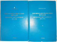 Duplessy (Jean) - Les monnaies françaises royales de Hugues Capet à Louis XVI - 2 tomes, 2ème édition 1999

Ouvrage relié en 2 tomes. Usure d'utilis...