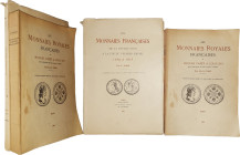Ciani (Louis) - 2 tomes - Les monnaies royales françaises de Hugues Capet à Louis XV, 1926 (réédition) et Les monnaies de la Révolution à la fin du Pr...