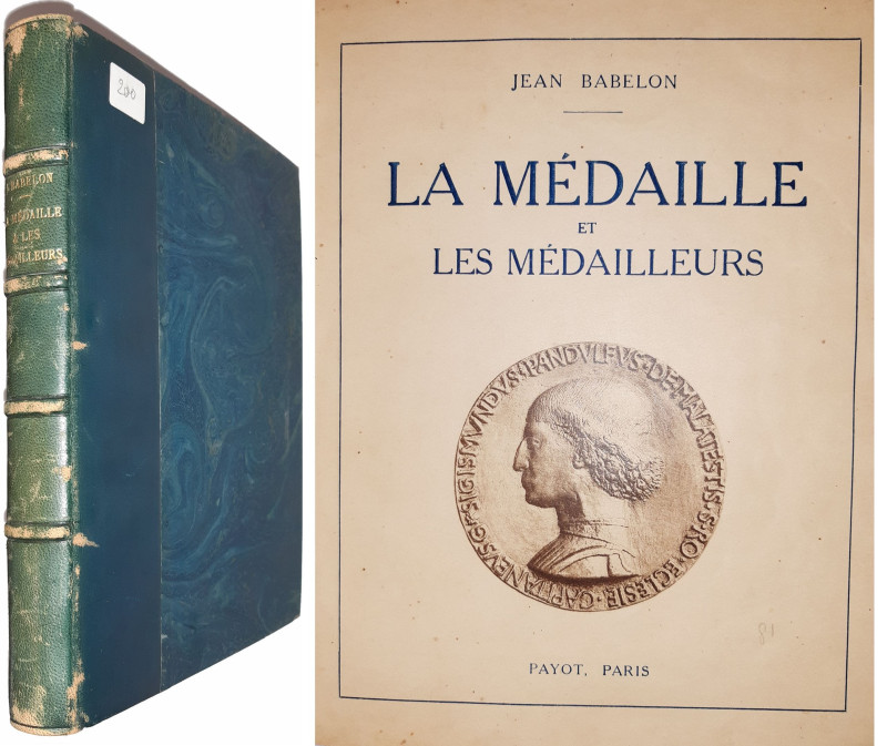 Babelon (Jean) - La médaille et les médailleurs - Paris 1927

Ouvrage original...