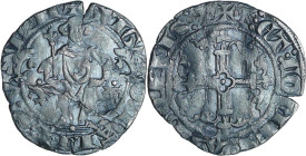 France - Dauphiné - Evêque de Grenoble - Guigues VIII - Carlin

TTB

Guigues VIII (1319-1333). A/ GVIGO DALPHS VIEn. Le prince assis de face entre...