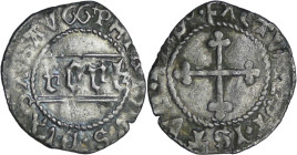 France - Savoie - Philibert II - Quart 3ème type GG (Cornavin)

TTB

Philibert II (1497-1504). A/ + PHILIPVS: D SABAV GG FERT en écriture gothique...