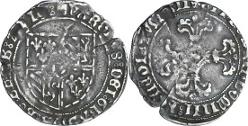 Flandre - Charles Le Téméraire - Double patard (Leuvin)

TTB

Charles Le Téméraire (1467-1477). A/ + KAROLVS° DEI° GRA° DVX° BVRG° CO'° FLA. Ecu é...