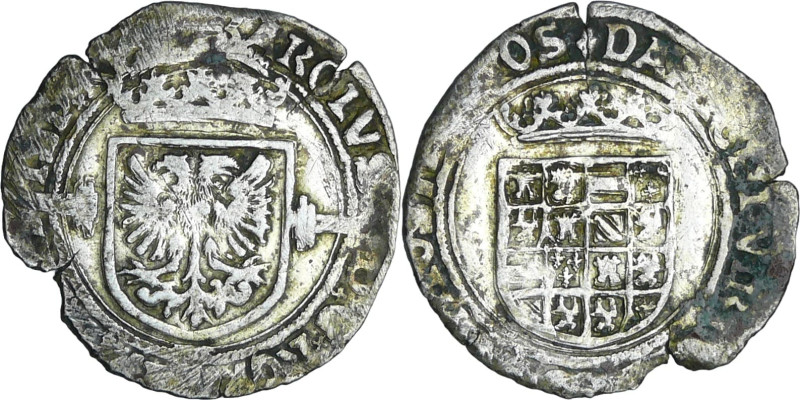 Brabant - Charles-Quint - Demi real d'argent (Bruges)

TB+

Charles Quint (1...