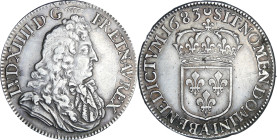 France - Louis XIV (1643-1715) - ½ écu au jabot - 1683 A (Paris)

TTB

L4L.232-Ga.180

 Ar ; 13.57 gr ; 33 mm