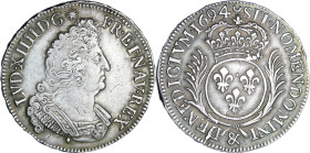 France - Louis XIV (1643-1715) - ½ écu aux palmes - 1694 & (Aix)

TTB

L4L.260-Ga.185

 Ar ; 13.39 gr ; 34 mm