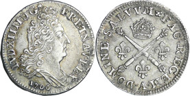 France - Louis XIV (1643-1715) - 10 sols aux insignes - 1706 A (Paris)

SUP+

L4L.334-Ga.133

 Ar ; 3.05 gr ; 23 mm