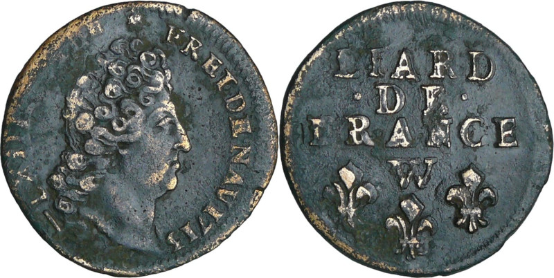 France - Louis XIV (1643-1715) - Liard de Lille - 1713 W (Lille)

TTB

L4L.3...