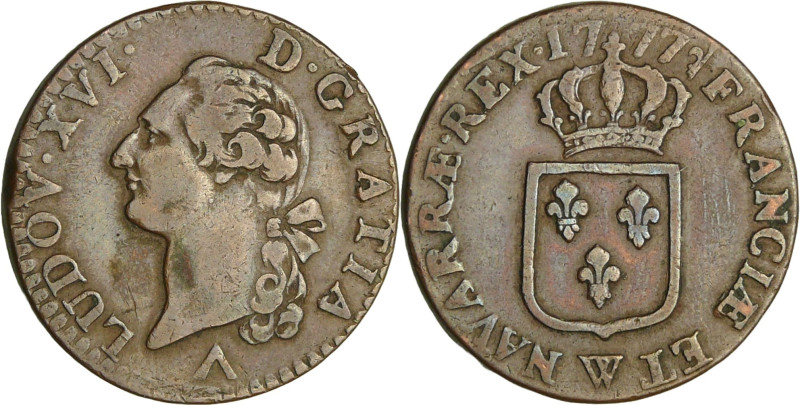 France - Louis XVI (1774-1792) - Sol - 1777 W (Lille)

TTB

L4L.547-Ga.350
...