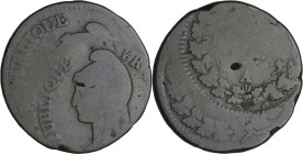 France - Directoire (1795-1799) - 5 centimes Dupré - grand module - Double frappe décalée

TB

Ga.126-F.115

 Cu ; 15.62 gr ; 33 mm