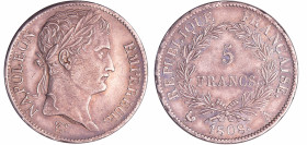 France - Napoléon 1er (1804-1814) - 5 francs revers république 1808 A (Paris)

SUP+

Ga.583-F.306

 Ar ; 24.92 gr ; 37 mm