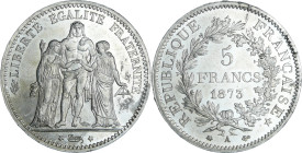 France - Troisième république (1871-1940) - 5 francs Hercule 1873 A (Paris)

SPL à FDC

Ga.745a-F.334

 Ar ; 24.97 gr ; 37 mm