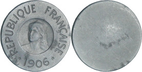 France - Troisième république (1871-1940) - 10 centimes 1909 - Essai de Rude 1906 épreuve uniface de l'avers

R TTB+

A/ REPUBLIQUE FRANCAISE. Têt...