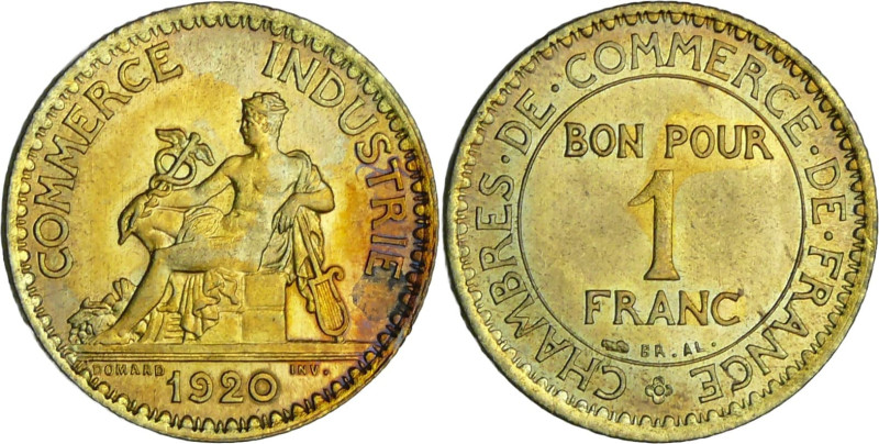 France - Troisième république (1871-1940) - 1 francs Chambre de commerce 1920
...