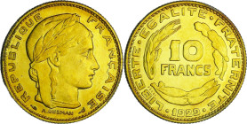 France - Troisième république (1871-1940) - 10 francs concours de Guzman 1929 essai

FDC

Maz.2547a-GEM.164.3

 Br-Al ; 9.13 gr ; 28 mm