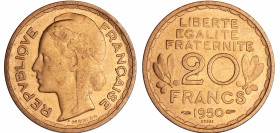 France - Quatrième république (1947-1959) - Concours de la 20 francs 1950 Essai - Morlon

SPL à FDC

Maz.2763-GEM.208.2

 Br-Al ; 4.06 gr ; 23 m...
