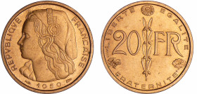 France - Quatrième république (1947-1959) - Concours de la 20 francs 1950 Essai - Simon

SPL à FDC

Maz.2764-GEM.209.2

 Br-Al ; 4.00 gr ; 23 mm...