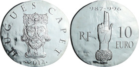 France - Série de Clovis à la république 1500 ans d'Histoire de France - Belle Épreuve 10 euro - Hugues Capet 2012

BE

 Ar ; 22.2 gr ; 37 mm

M...