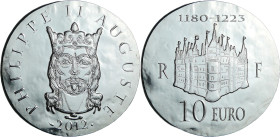 France - Série de Clovis à la république 1500 ans d'Histoire de France - Belle Épreuve 10 euro - Philippe II Auguste 2012

BE

 Ar ; 22.2 gr ; 37 ...