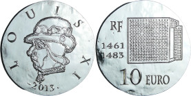 France - Série de Clovis à la république 1500 ans d'Histoire de France - Belle Épreuve 10 euro - Louis XI 2013

BE

 Ar ; 22.2 gr ; 37 mm

Monna...