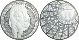 France - Série calendrier chinois - Belle Épreuve 10 euro - Année du chien 2018

BE

 Ar ; 22.2 gr ; 37 mm

Monnaie présentée dans son écrin ave...