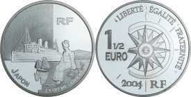 France - Série messagerie maritime - Belle Épreuve 10 euro 1 1/2 euro - Japon Extrème - Orient 2004

BE

 Ar ; 22.2 gr ; 37 mm

Monnaie présenté...