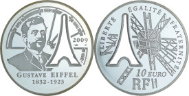 France - Personnages célébres - Belle Épreuve de 10 euro - Gustave Eiffel 2009

BE

 Ar ; 22.2 gr ; 37 mm

Monnaie présentée dans son écrin avec...