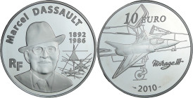 France - Personnages célébres - Belle Épreuve de 10 euro - Marcel Dassault 2010

BE

 Ar ; 22.2 gr ; 37 mm

Monnaie présentée dans son écrin ave...