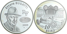 France - Personnages célébres - Belle Épreuve de 10 euro - Ettore Bubatti 2009

BE

 Ar ; 22.2 gr ; 37 mm

Monnaie présentée dans son écrin avec...