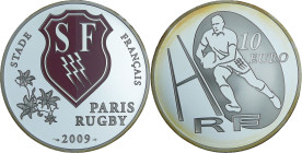 France - Belle Épreuve de 10 euro - Stade Français Paris 2009

BE

 Ar ; 22.2 gr ; 37 mm

Monnaie présentée dans son écrin avec cartouche carton...