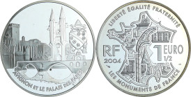 France - Lieux et monuments de France - Belle Épreuve de 1 1/2 euro - Avignon et le Palais de Papes 2004

BE

 Ar ; 22.2 gr ; 37 mm

Monnaie pré...