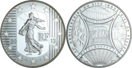 France - Série Semeuse - Belle Épreuve de 10 euro - 40e anniversaire du site de Pessac 2013

BE

 Ar ; 22.2 gr ; 37 mm

Monnaie avec certificat ...