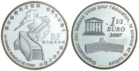 France - Lieux et monuments du monde - Belle Épreuve de 1 1/2 euro - Grande muraille de Chine 2007

BE

 Ar ; 22.2 gr ; 37 mm

Monnaie présentée...