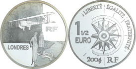 France - Voyage autour du Monde - Belle Épreuve de 1 1/2 euro - Les grands express aériens 2004

BE

 Ar ; 22.2 gr ; 37 mm

Monnaie présentée da...
