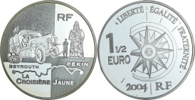 France - Voyage autour du Monde - Belle Épreuve de 1 1/2 euro - La croissière Jaune 2004

BE

 Ar ; 22.2 gr ; 37 mm

Monnaie présentée dans son ...