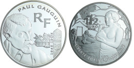 France - Série Des peintres célébres - Belle Épreuve de 1 1/2 euro - Paul Gauguin 2003

BE

 Ar ; 22.2 gr ; 37 mm

Monnaie présentée dans son éc...