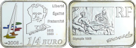 France - Série Des peintres célébres - Belle Épreuve de 1/4 euro - Edouard Manet 2008

BE

 Ar ; 15 gr ; 30*21 mm

Monnaie présentée dans son éc...