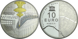 France - Série UNESCO Rives de Seine - Belle Épreuve de 10 euro -Place de la concorde Palais Bourbon 2017

BE

 Ar ; 22.2 gr ; 37 mm

Monnaie pr...