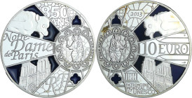 France - Série UNESCO Rives de Seine - Belle Épreuve de 10 euro - Notre Dame de Paris 2013

BE

 Ar ; 22.2 gr ; 37 mm

Monnaie présentée dans so...
