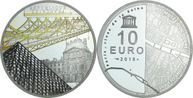 France - Série UNESCO Rives de Seine - Belle Épreuve de 10 euro - Musée du Louvre pont des arts 2018

BE

 Ar ; 22.2 gr ; 37 mm

Monnaie présent...