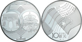 France - Relation politique France-Chine - Belle Épreuve de 10 euro - 50ème anniversaire des relations diplomatiques Franco-Chinoises 2014

BE

 A...