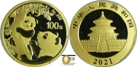 Chine - 100 Yuan - Panda Gold 2021 - 1/4 oz

PCGS MS 69

Frais de commission reduit à 10 % TTC pour ce lot.

 Au ; 7.78 gr ; 23 mm

PCGC #4810...