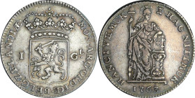 Hollande - Zeeland - 1 gulden 1763

TTB+

KM#100-Delm.1178

 Ar ; 10.63 gr ; 32 mm